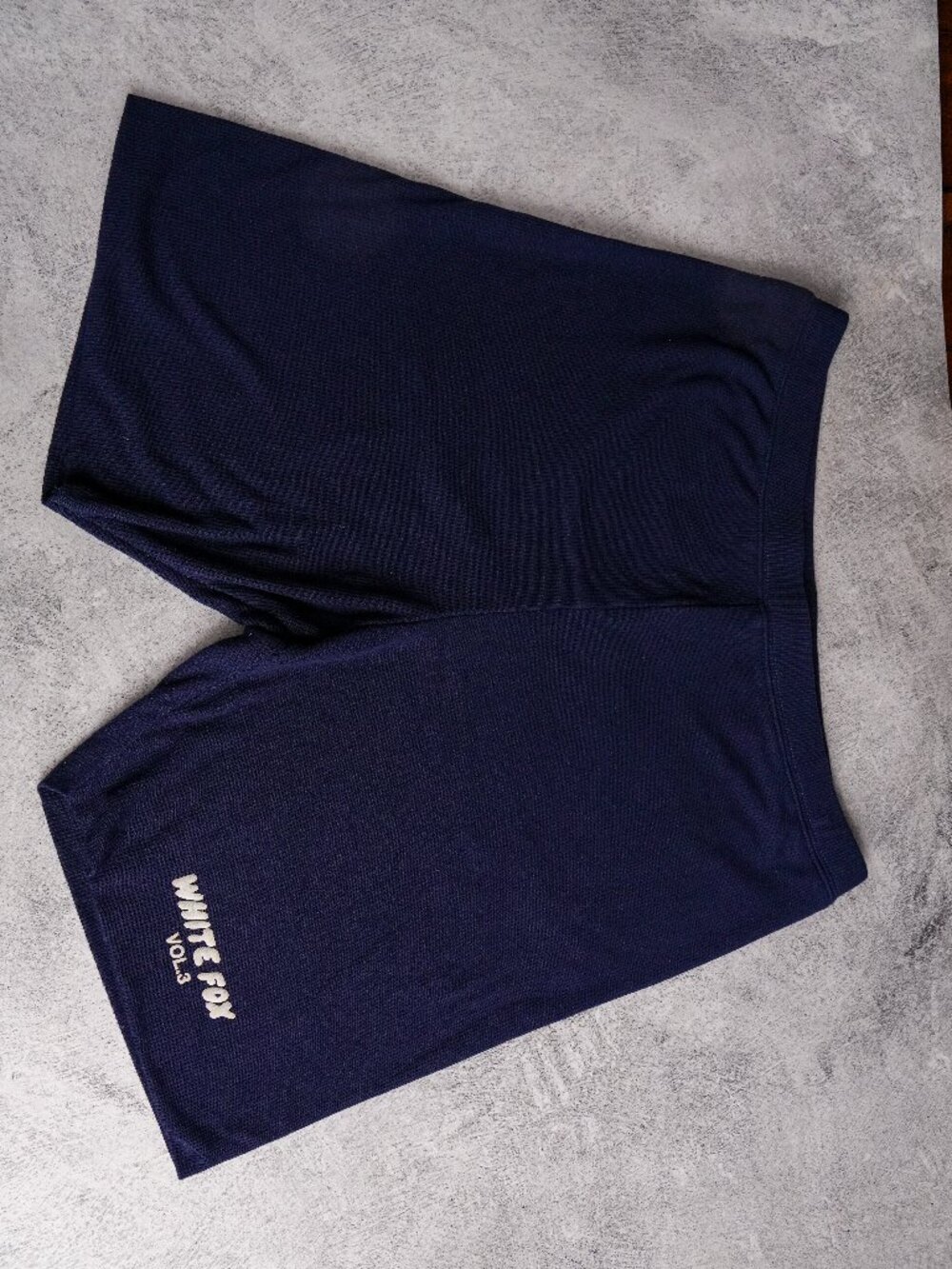 White Fox Vol. 3 Ribbed Navy Bikers Size M
